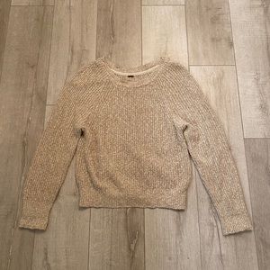 Beige knitted sweater from Free People